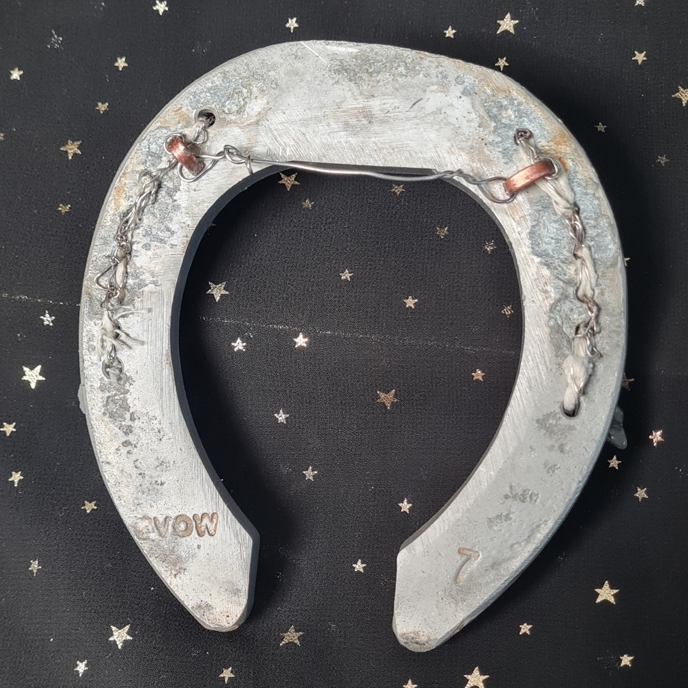 Chakra Alignment Aluminum Horseshoe One Of A Kind! - Picture 4 of 4